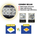 Auxtings 12 '' 22 '' 20 pulgadas 12V 24V todoterreno barra de luz led Spot Flood Combo 20 '' 126W luz de trabajo led para Jeep Car 4WD Truck SUV ATV