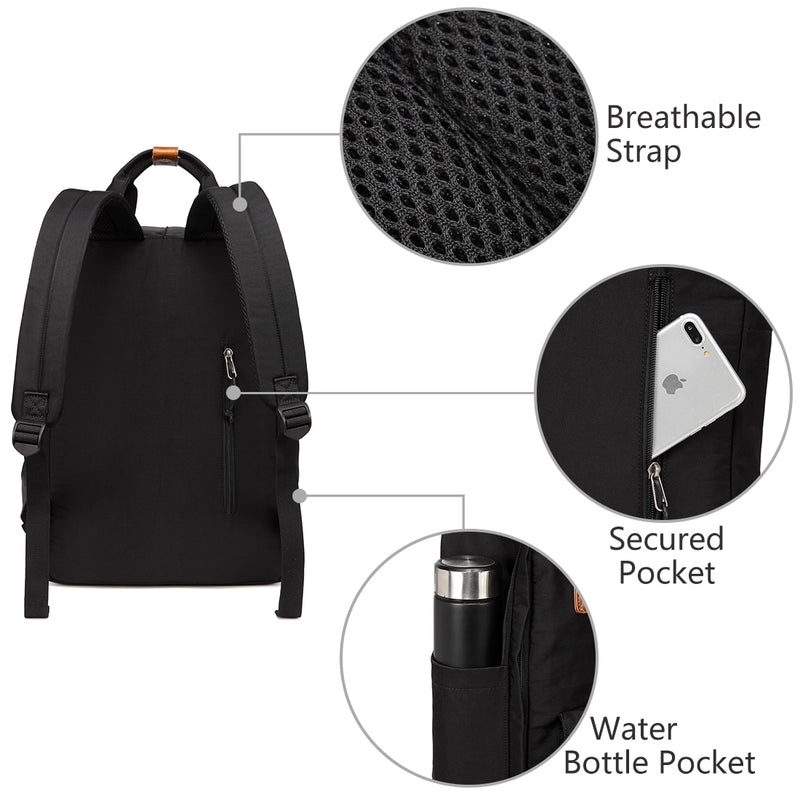 VASCHY Damen Rucksack Schultaschen für Mädchen Damen Reisetaschen Bookbag Laptop Rucksack für Damen Mochila feminin weiblich Rucksack