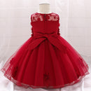 Kleinkind Mädchen Party Kleider Baby Kleid für Mädchen 1 Jahr Geburtstag Prinzessin Kleid Taufkleid Säuglingstaufe Vestidos Kleidung