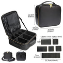 Nueva bolsa de cosméticos de gran capacidad para maquillaje de mujer, tatuajes de salón de belleza, caja de herramientas para decoración de uñas