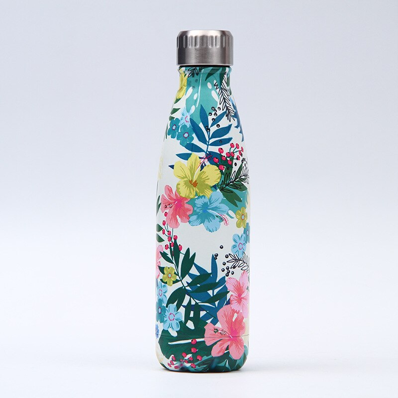 179-202 LOGO Custom Stainless Steel Water Bottle For Water Thermos Vacuum Insulated Cup DoubleWall Travel Drinkware Sports Flask