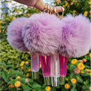 Private Label, transparent, individuell, für Kinder, kein Logo, luxuriös, nicht klebrig, machen Sie Ihren eigenen veganen rosa Schlüsselanhänger, Schlüsselanhänger, Lipgloss