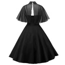 Dress Women 2021 Elegant Vintage Gothic Spaghetti Strap Dress + Clock Two Piece Summer Party Dresses High Waist Vestidos