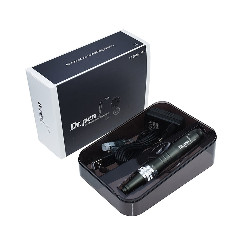 Dr. Pen Ultima M8 Professional Derma Pen Wireless Potente dr pen Electric Mircroneedling Pen Mesoterapia Máquina para el cuidado de la piel