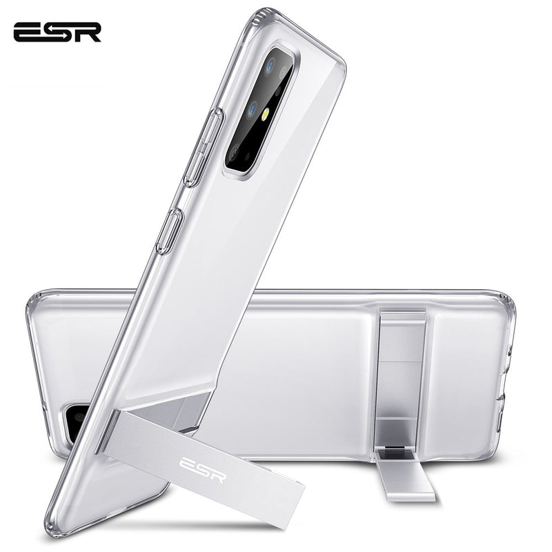 ESR Handyhülle für Samsung Galaxy S20 Plus S20 Ultra Metall Kickstand Vertical Stand TPU Bumper Cover für Samsung S20 Ultra Hülle