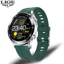 LIGE 2020 New Steel Band Digital Watch Men Sport Watches Electronic LED Male Wrist Watch For Men Clock Waterproof Bluetooth Hour