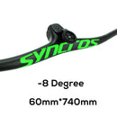 SYNCROS Carbon Fiber Mountain Integrated MTB Handlebar FRASER IC SL -8 -17 -25 Three Specifications with Titanium Screws