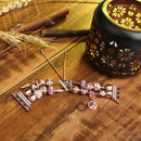 Correa de reloj DIY para mujer para apple watch 5 4 banda 44mm iwatch bandas deportivas 42mm accesorios 40mm serie 3 2 pulsera 38mm correa de reloj