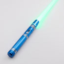 TXQSABER Heavy Dueling Lightsaber Metal Hilt 1 inch Blade 12 Color 10 Fonts Bright Loud Changing  with Blaster FOC Laser Sword