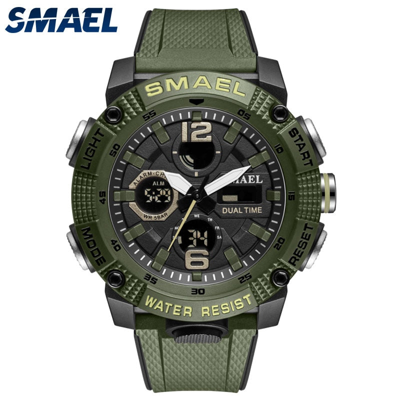 Sport Watches Waterproof 50M SMAEL Top Brand Luxury Watch Alarm Clock For Male Digital 8039 Men&