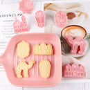 6Pcs EID Mubarak Camel Moon Star Biscuit Mold Cookie Cutters Ramadan Kareem Party Home Decoration Islam Muslim Decor Eid Al Adha