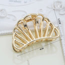 1Pcs  Fashion Smal Simple Wild Geometric Hair Claw for Women Girls Clamps Hair Crab Metal  Hair Clip Claw Accessories Headwear