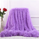 Soft Warm Bedding Throw Blanket Plush Fluffy Faux Fur for Bed Cover Sheet Throw Home Decoration Comfortable Blanket