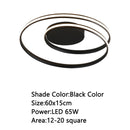 Modern Ceiling Lights For Living Room Bedroom Study Room dinning room White /black/gold color surface mounted Ceiling Lamp