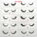 30/40/100/pairs Visofree Mink Eyelashes with Tray No Box Handmade Natural False Eyelashes Full Strip Lashes Reusable Long lashes