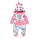 Cute 3D Dinosaur Baby Rompers Autumn Long Sleeve Newborn Baby Boy Girl Romper Playsuit Baby Clothes Hooded Cute Clothing 0-2Y