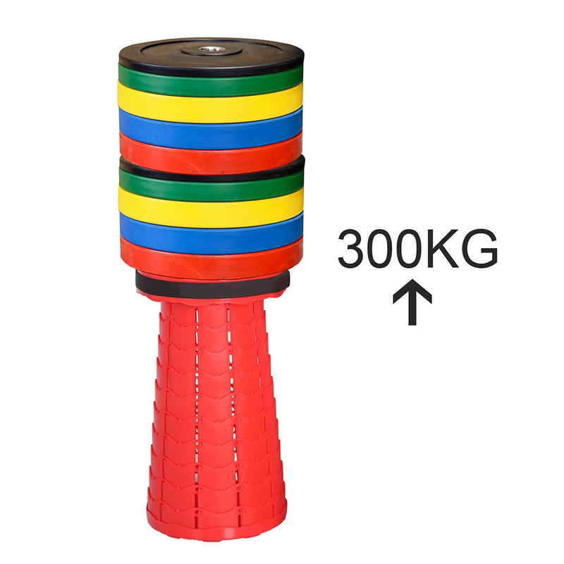 300kg Bearing Retractable Fold Stool Outdoor Flexible Stool Stretching Camp Fishing Outdoor Folding Chair Portable PP Material