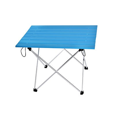 On Sale Aluminum Alloy Portable Table Outdoor Furniture Foldable Folding Camping Hiking Desk Traveling Outdoor Furniture Table