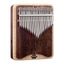 NEW Kalimba 17/21 Key Black Walnut Curly Figure Keyboard Thumb Piano Chamfer Calimba Musical Instruments Keyboard Instruments