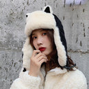 K79 Women's Hat Winter HaTt Ushanka hat For Female Thicken Cold Cap Warm Hat Windbreak Hat Warm Hat Pilot Cap Hat With Earflaps