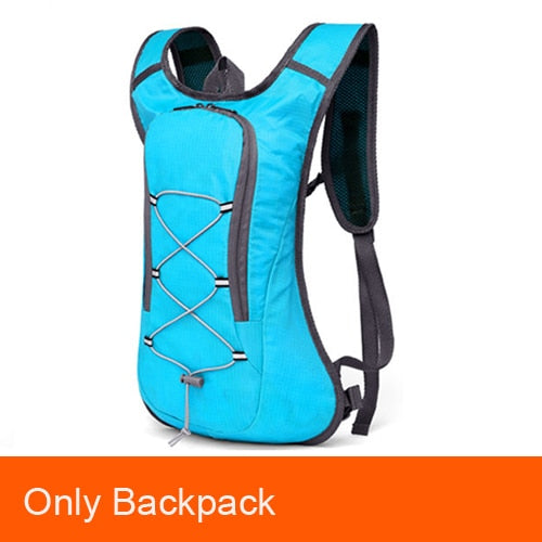 Breathable Ultralight Bicycle Backpack Running Vest Bag Cycling Marathon Portable Hydration Pack Bag option 3L Water Bladder