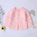 2022 Autumn Winter Kids Boys Girls Sweaters Baby Girl Solid Cotton Sweater Jacket Boys Children Knitted Kids Sweaters Girls