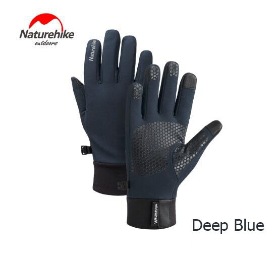 Naturehike NH19S005-T Warm Insulated Winter Touchscreen Fleece Gloves Anti-Slip Windproof Cycling Gloves Camping Hiking Running