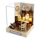 Doll House Furniture Diy Miniature 3D Wooden Miniaturas Dollhouse Toys for Children Birthday Gifts Casa Kitten Diary H013