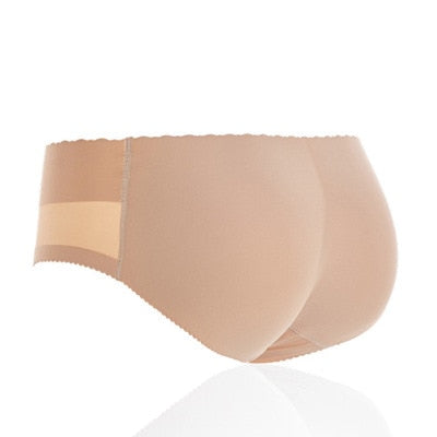 Fake Butt Mid-Waist Panties Buttocks Large Size Buttocks Briefs Smooth And Seamless Thickened Panties