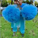 Private Label, transparent, individuell, für Kinder, kein Logo, luxuriös, nicht klebrig, machen Sie Ihren eigenen veganen rosa Schlüsselanhänger, Schlüsselanhänger, Lipgloss