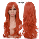 S-noilite Synthetic 28colors 22inch Loose Wave Wigs Halloween Cosplay Wig Blue Red Pink Grey Purple Hair Wig Cosplay for party