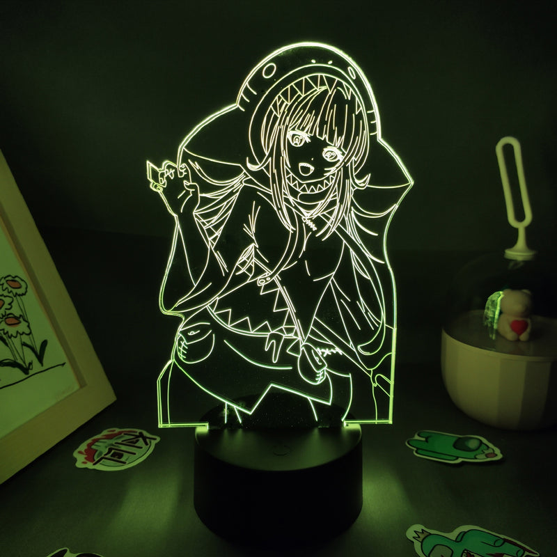 Genshin Impact Spielfigur Barbatos Schlafzimmer Dekorative Lampe Farbe veränderbar LED Nachtlichter Geburtstagsgeschenk Freund Spielzimmer