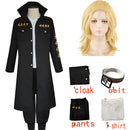 Anime Tokyo Revengers Sano Manjiro Cosplay Kostüm Unisex Tokyo Manji Gang Mikey Jacke Umhang Hose Halloween Party