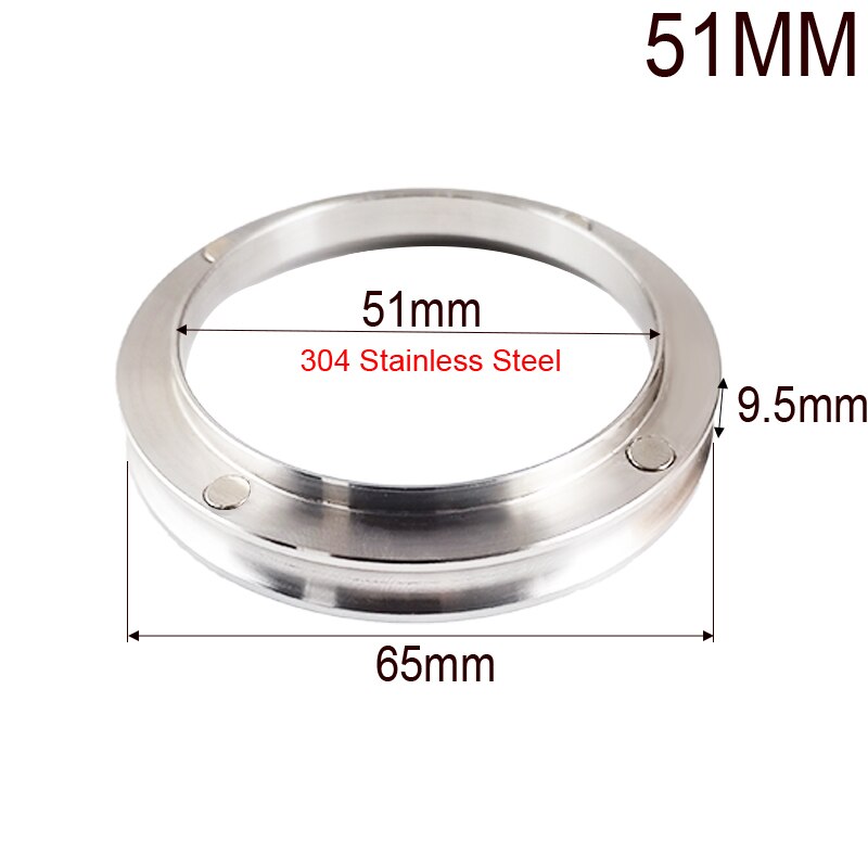 51mm 53mm 58mm 3 Angle Flat Base Coffee Tamper for Espresso Coffee Machines Press Coffee Grinder Cafe Powder Hammer