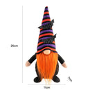 New Halloween Faceless Doll Creative Long Legs Dwarf Witch Hat Doll Home Halloween Desktop Decoration Ornaments