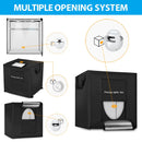 40/50/60cm Photography LED Studio Lightbox Photo Light Tent Kit Tabletop Shooting SoftBox with 3 Colors Background Photo Box
