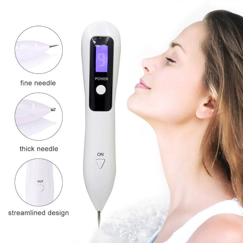 9 level LCD Beauty Machine Laser Plasma Pen Wart Mole Removal Dark Spot Skin Tag Remover Machine Nevus Sweep Tattoo Removal Tool