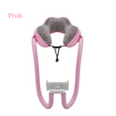 2-in-1 Phone Neck Holder U-Shaped Neck Support Pillow With Gooseneck Tablet Phone Holder Memory Foam Nap Pillow With Flexible