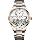 AILANG Genuine Brand Men&#39;s Double Tourbillon Luminous Direct-looking Mechanical Watch Automatic Watch Men&#39;s Watch   Hollow Movem