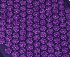 Colchoneta o almohada de acupresión de lino orgánico o juego de colchoneta de meditación de yoga aumenta el flujo sanguíneo alivio del dolor de cuello y espalda