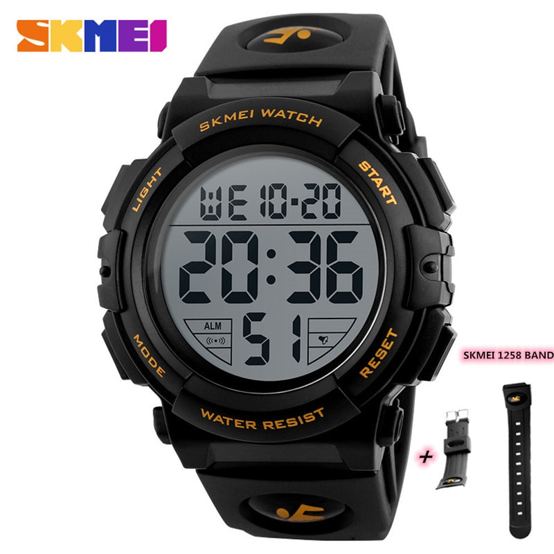 SKMEI Chrono Men Watch Top Luxury Brand Sport Watch Electronic Digital Male Wrist Clock Man 50M Waterproof Men&