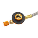 Outdoor Gas Stove Camping Stove Propane Refill Adapter Burner LPG Flat Cylinder tank Coupler Container Adapter Save Metal Tube
