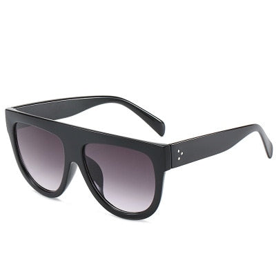 Oversized Women Sunglasses 2022 Shield Shape Luxy Design Big Frame Rivet Shades Sun glasses Women UV400 sunglass zonnebril dames