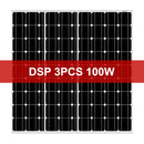 Dokio 18V 100W Rigid Solar Panel China 18V Monocrystalline Silicon Waterproof Solar Panel Charge 12V