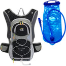 15L Deportes al aire libre Ciclismo Camping Mochila Senderismo Correr Bicicleta Equitación Hidratación Bolsa de agua Paquete Vejiga Mochila con casco Net