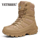 Botas militares de marca para hombre, botines antideslizantes para hombre, botas impermeables de invierno para hombre, botas de moto para hombre, botas de desierto para exteriores