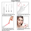 Portable Electrode High Frequency Facial Beauty Machine Electrotherapy Wand Glass Tube Face Cleansing Skin Tightening Device