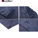 MAGCOMSEN Men's Army Combat Long Sleeve T Shirt Tactical Military Hunting 1/4 Zipper T-Shirt Outdoor Hiking Adventure Tee Shirts