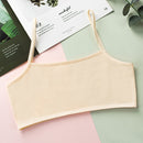 4 Uds. Chaleco de estudiante de una sola capa para niñas, chaleco pequeño de algodón puro para adolescentes de 8 a 15 años, chaleco de una sola capa para niñas