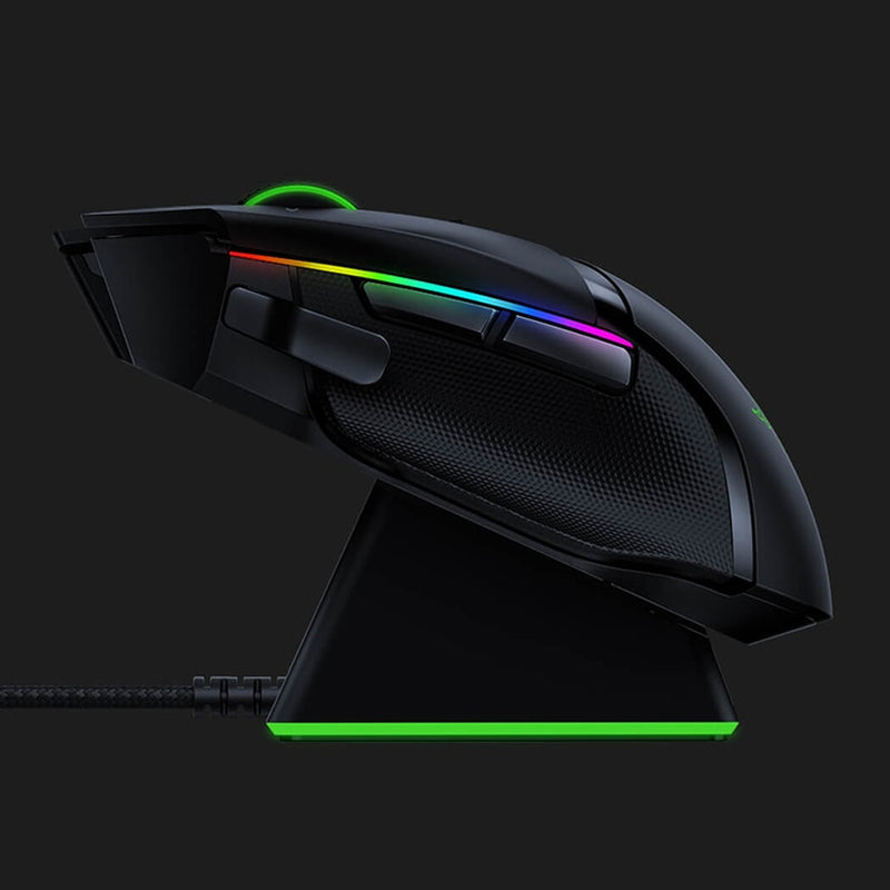 Razer Basilisk Ultimate Edition kabellose Gaming-Maus 20000DPI RGB-Basis HyperSpeed ​​Wireless-Technologie ca. 100h Akkulaufzeit